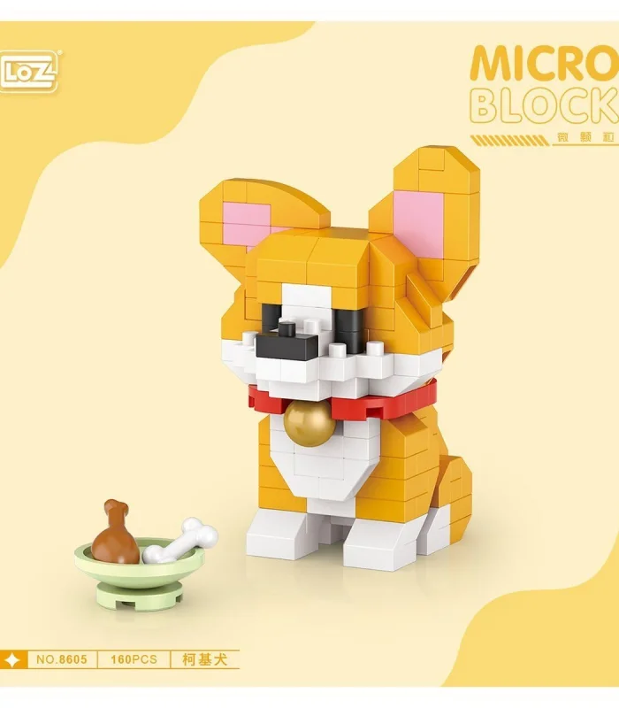 LZ8605 LOZ Köpek Blok Seti Mini Poşet -Vagon life