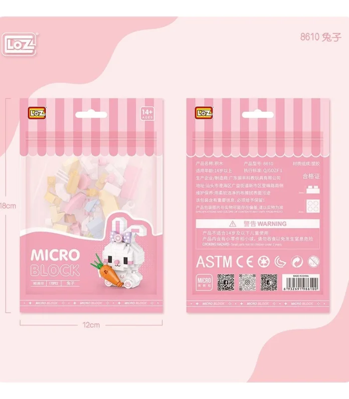 LZ8610 LOZ Blok Oyuncak Mini Poşet -Vagonlife
