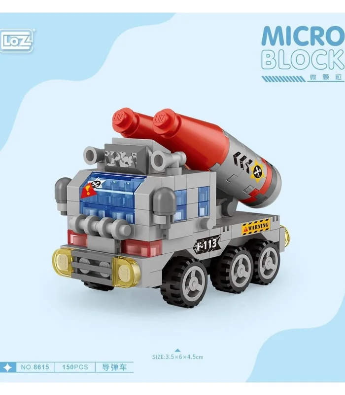 LZ8615 LOZ Araba Blok Seti Mini Poşet 150 Parça -Vagon life