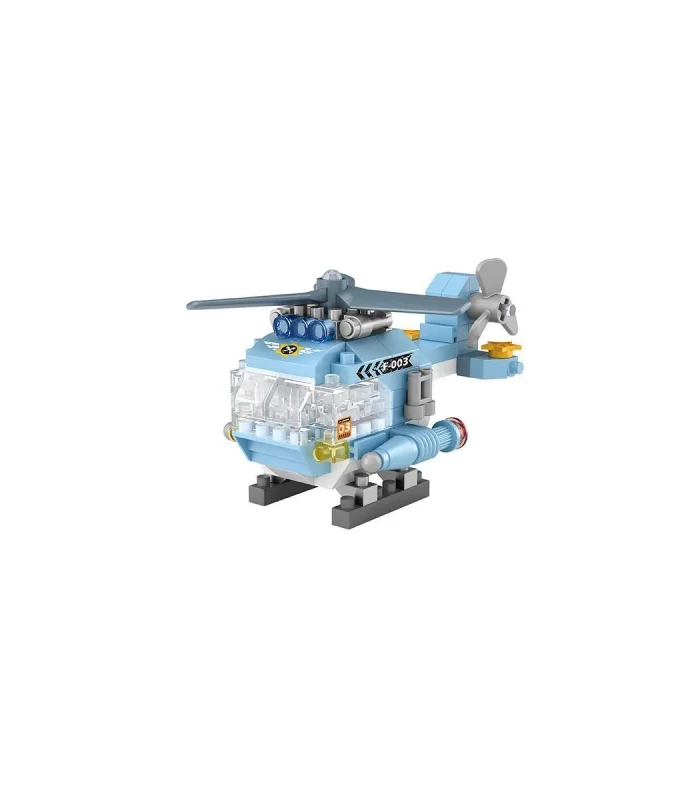 LZ8616 LOZ Helikopter Blok Seti Mini Poşet -Vagon life