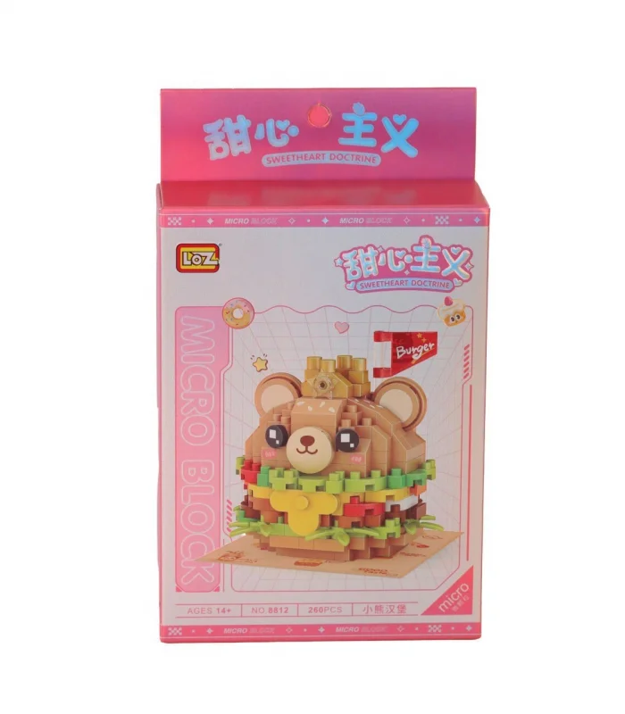 LZ8812 LOZ  AYILI BURGER  BLOCK OYUNCAK 260 PARÇA