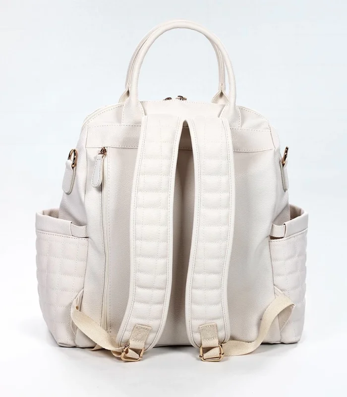 M&y Kitty Deri Anne Bebek Bakım Sırt Çantası 7271 Krem