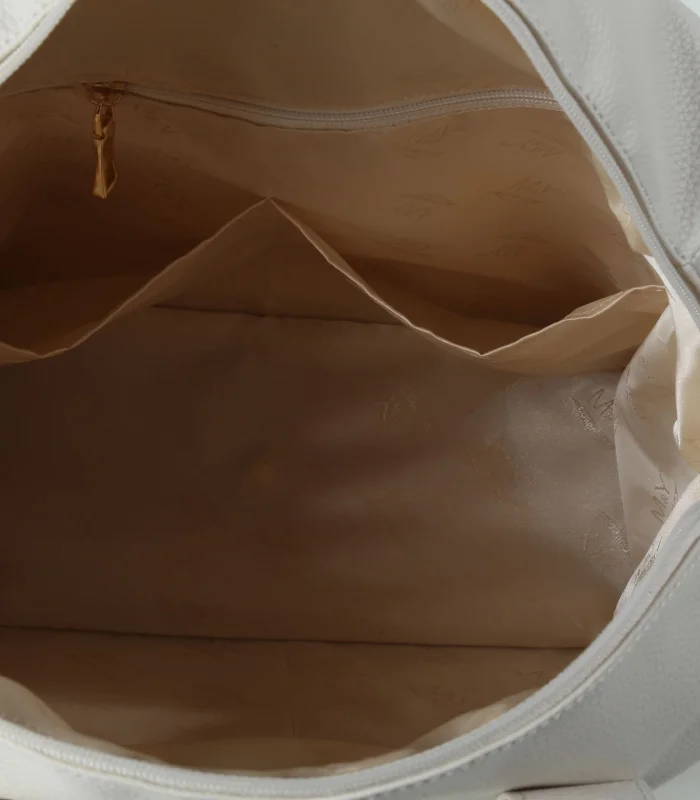 M&y Kitty Deri Anne Bebek Bakım Sırt Çantası 7271 Krem