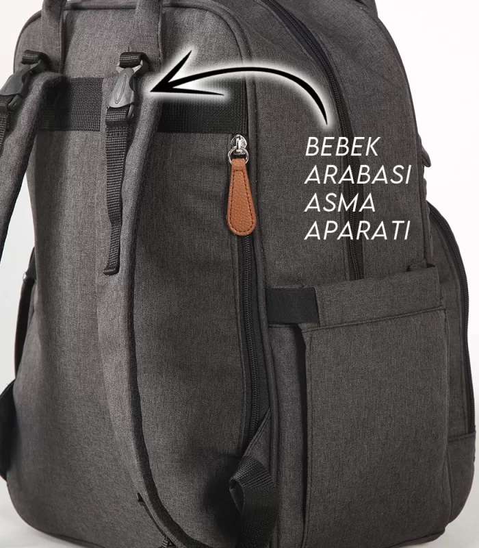 M&y Lucky Anne Bebek Bakım Sırt Çantası 6690 Siyah