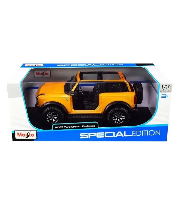 MAIS 31457 Maisto 1/18 2021 Ford Bronco Badlands -Necotoys