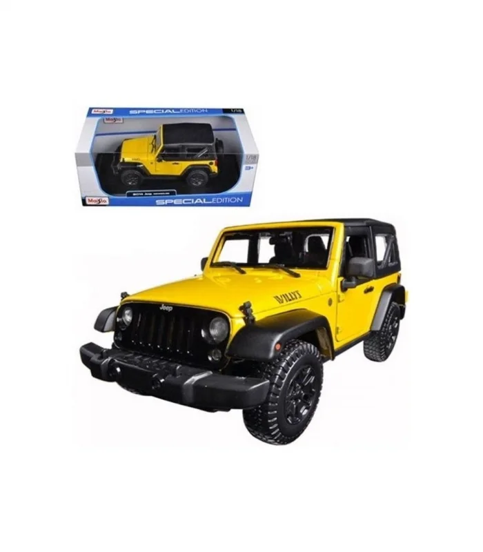MAIS 31676 Maisto 2014 Jeep Wrangler 1:18 Special Edition Model Araba