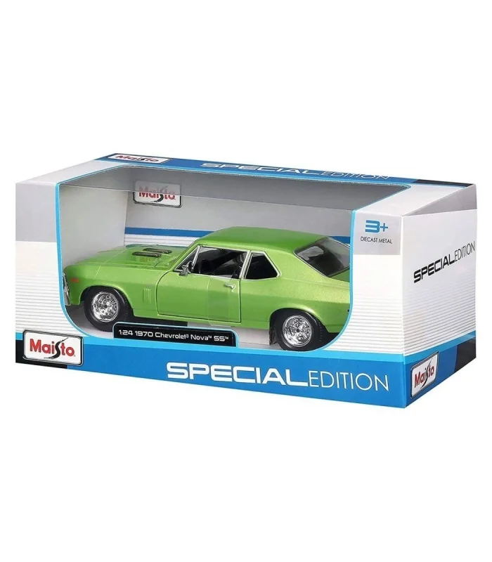 MAY 31262 1:24 Maisto Chevrolet Nova Ss 1970 Model Araba -Necotoys