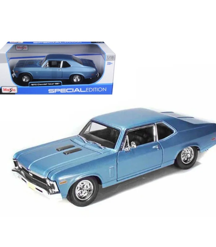 MAY 31262 1:24 Maisto Chevrolet Nova Ss 1970 Model Araba -Necotoys