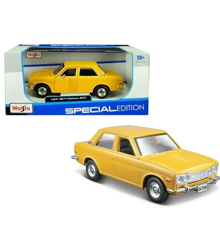 MAY 31818 1:24 1971 Model Araba Datsun 510 -Necotoys