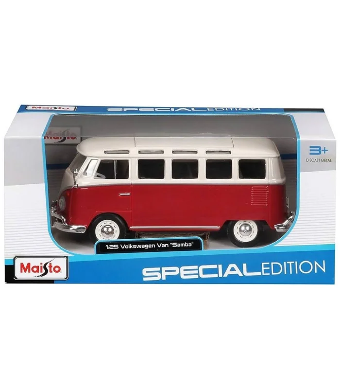 MAY 31956 Volksvagen Van Samba 1:25 Model Araba -Necotoys