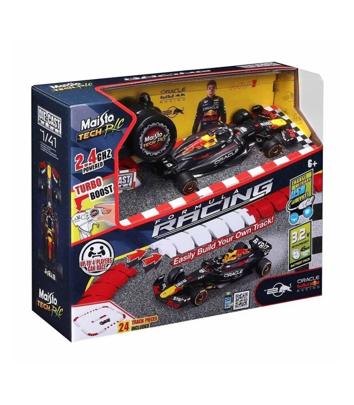 MAY 82672 1 41 Die-Cast Red Bull Racing Uzaktan Kumandalı ve Pist Seti