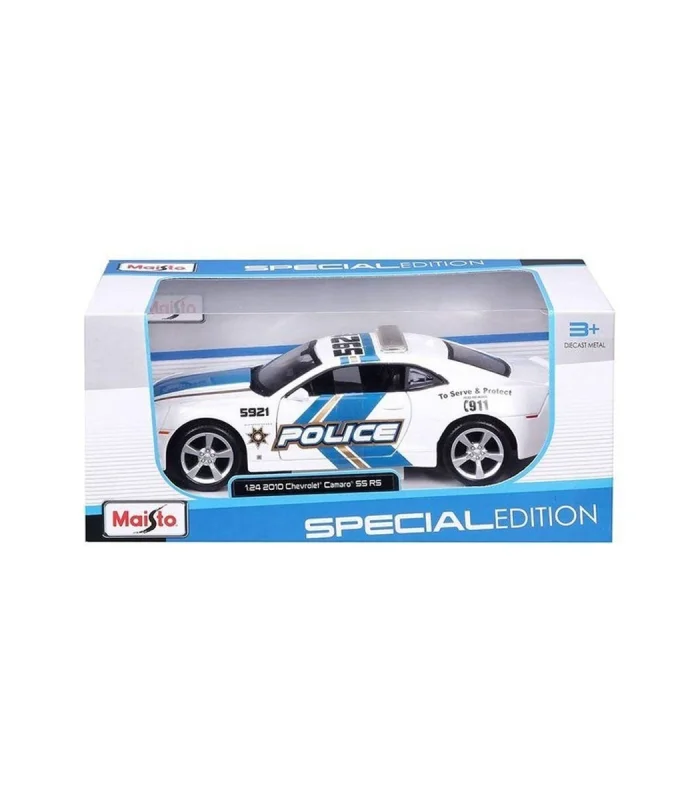 MAY32108 Maisto 1:24 2010 Model Chevrolet Camaro SS RS Police Model Araba -Necotoys