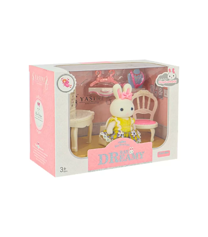 Mega Bay Dreamy Mini Tavşan Aksesuarlı