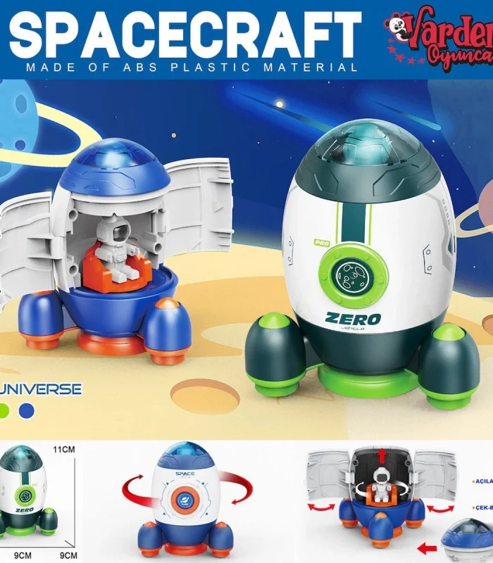 MG-D400-44 Sürtmeli Astronotlu Uzay Roketi