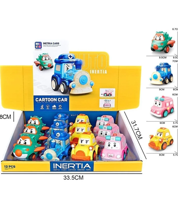 MG-D400-48 Sürtmeli Hareketli Sevimli Araçlar -Vardem Oyuncak