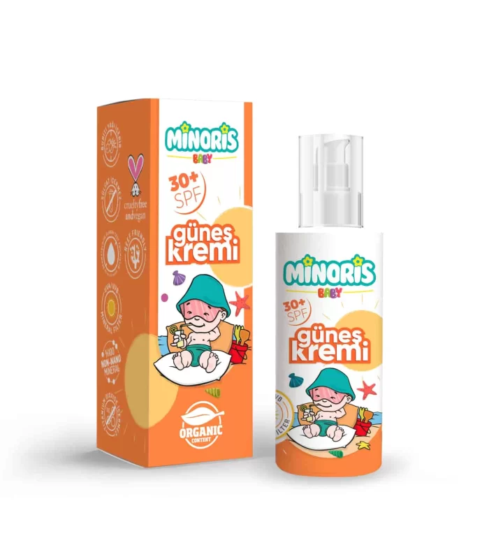 Minoris Baby Organik Güneş Koruyucu Sprey Krem 30 SPF 150ml