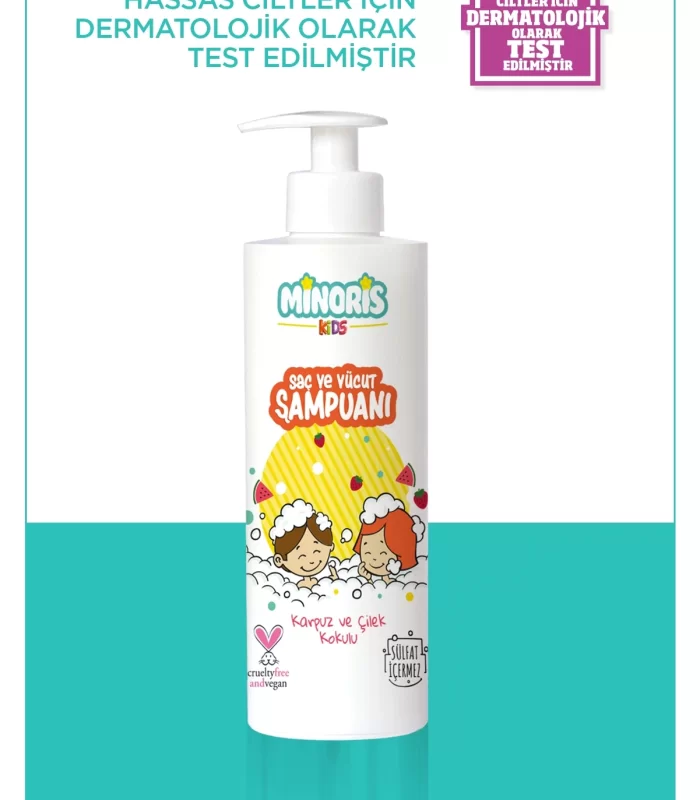 Minoris Kids Organik Saç Ve Vücut Şampuanı 400 Ml