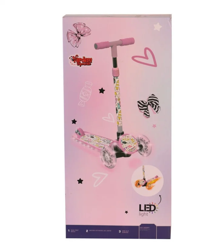 MKWE082 IŞIKLI CANAVAR SCOOTER PEMBE