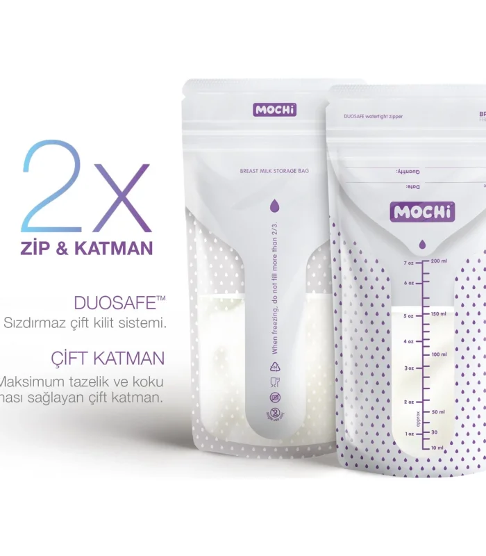 Mochi Anne Sütü Saklama Poşeti 25 Adet