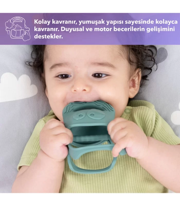 Mochi Diş Kaşıyıcı Gri