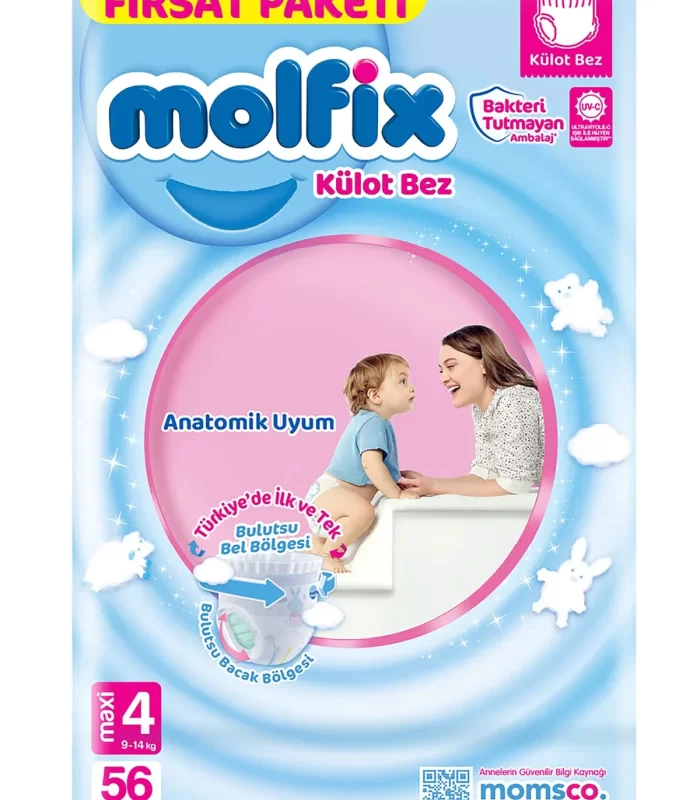 Molfix Külot Bez Fırsat Paketi 4 Beden 9-14 Kg 56 Adet