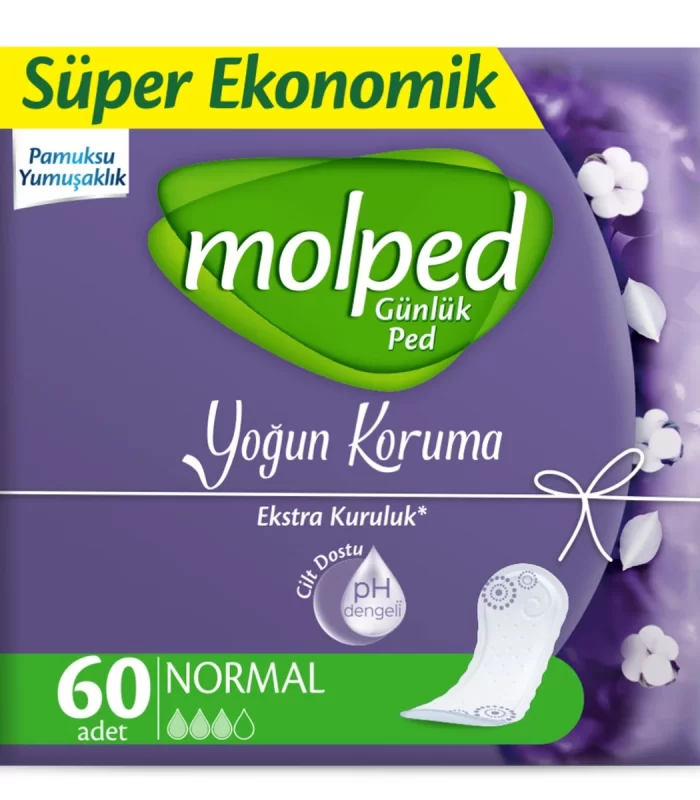 Molped Günlük Ped Yoğun Koruma Süper Eko 60 Adet