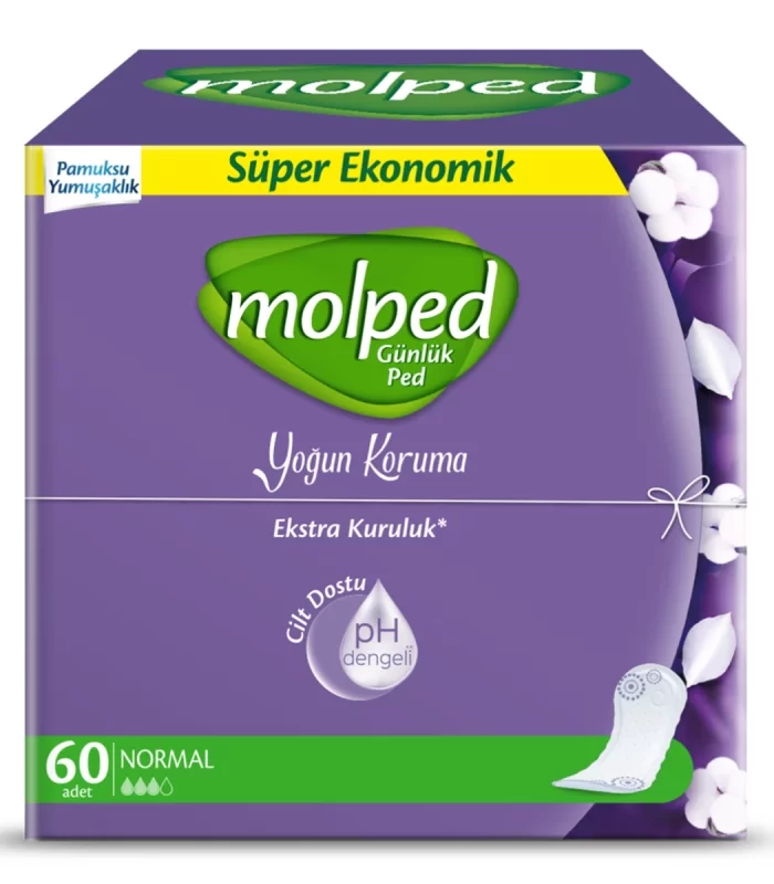 Molped Günlük Ped Yoğun Koruma Süper Eko 60 Adet