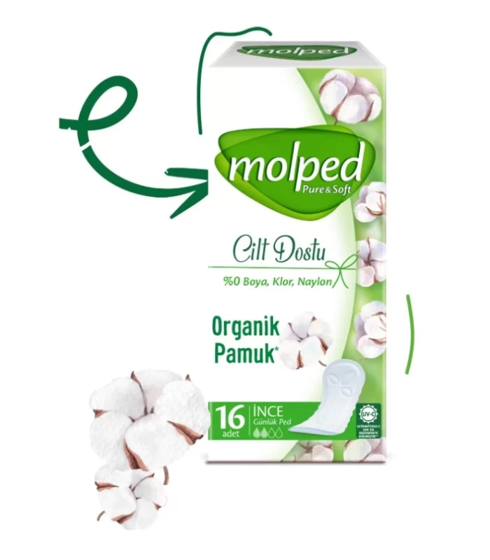 Molped Pure&soft İnce Günlük Ped 16 Adet