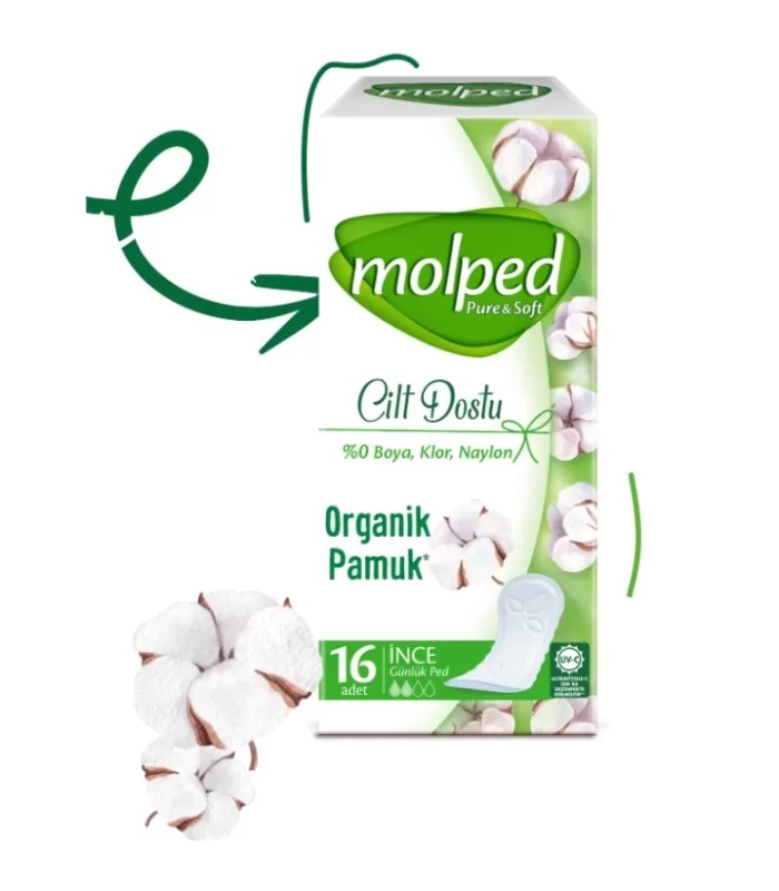 Molped Pure&soft İnce Günlük Ped 16 Adet