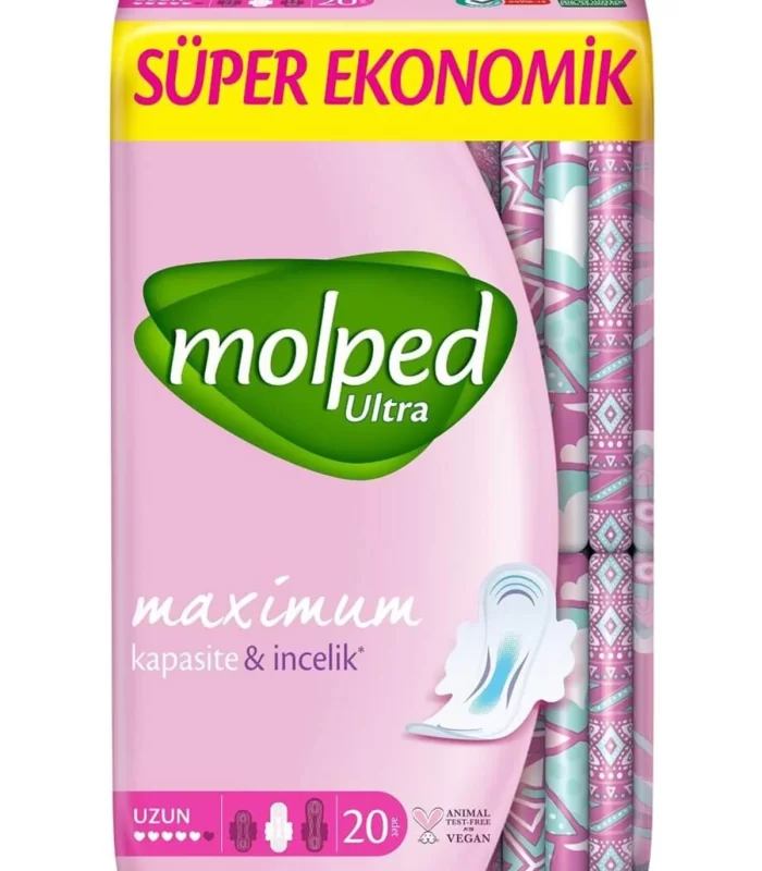 Molped Ultra Anatomik Uzun Ped Süper Eko 20 Adet