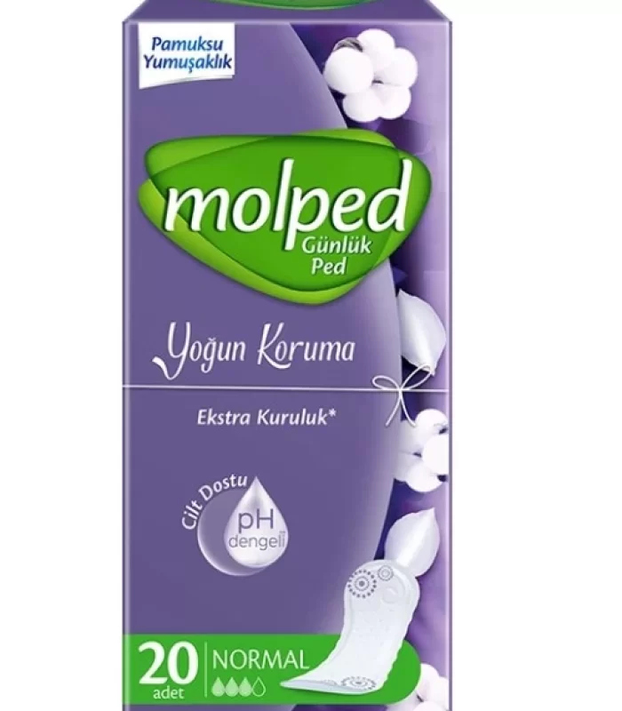 Molped Yoğun Koruma Günlük Ped 20 Adet