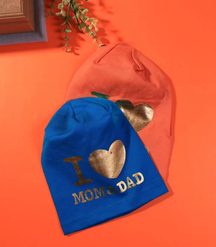 Mom Dad 2-4 Yaş Erkek Çocuk Şapka 2li Karışık Renk