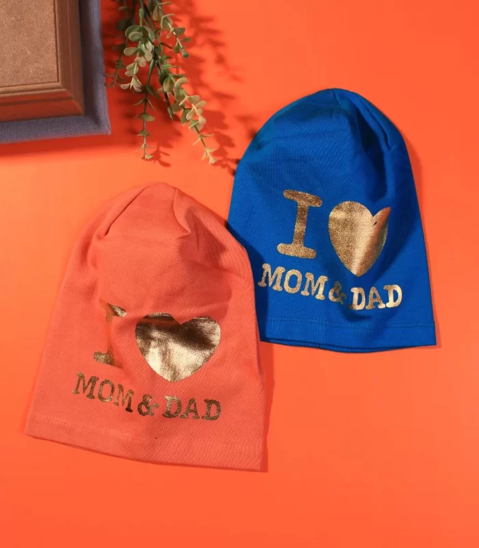 Mom Dad 2-4 Yaş Erkek Çocuk Şapka 2li Karışık Renk