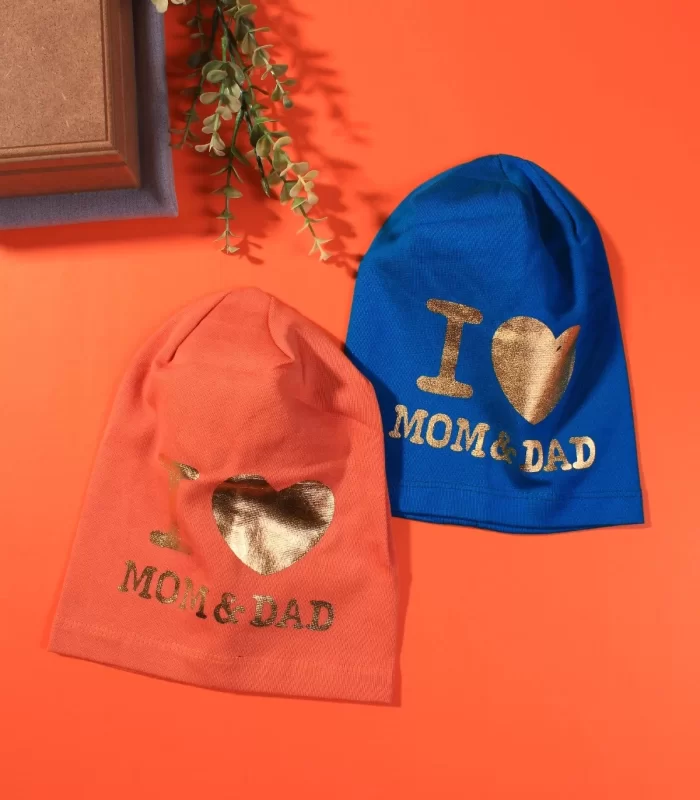 Mom Dad 2-4 Yaş Erkek Çocuk Şapka 2li Karışık Renk