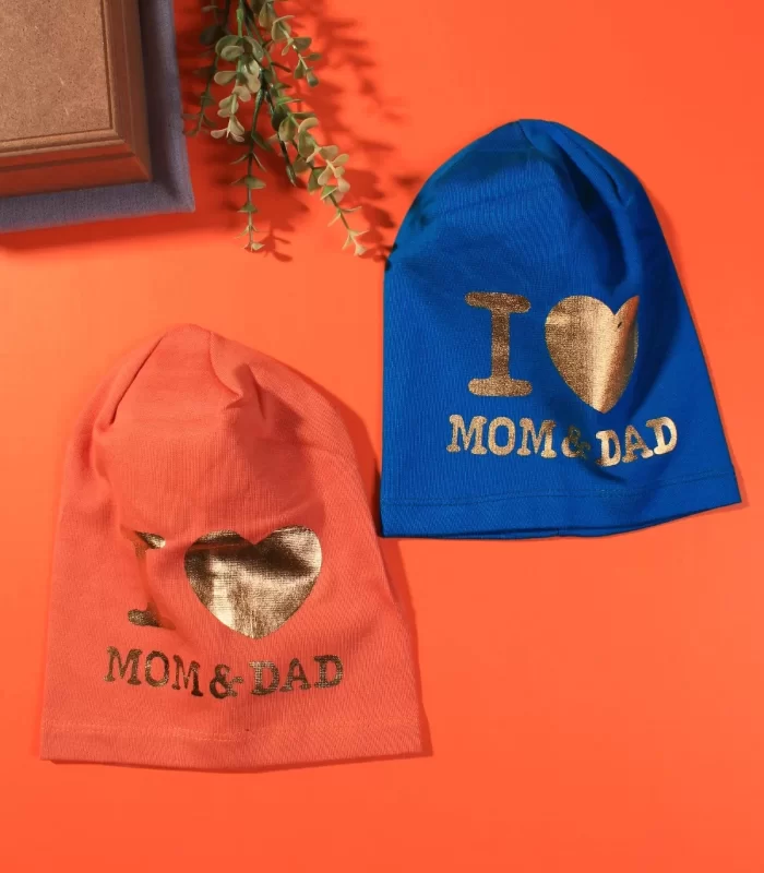 Mom Dad 2-4 Yaş Erkek Çocuk Şapka 2li Karışık Renk