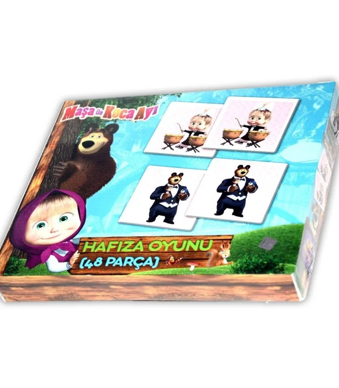 MS7572 Maşa ile Koca Ayı Hafıza Oyunu -Laço
