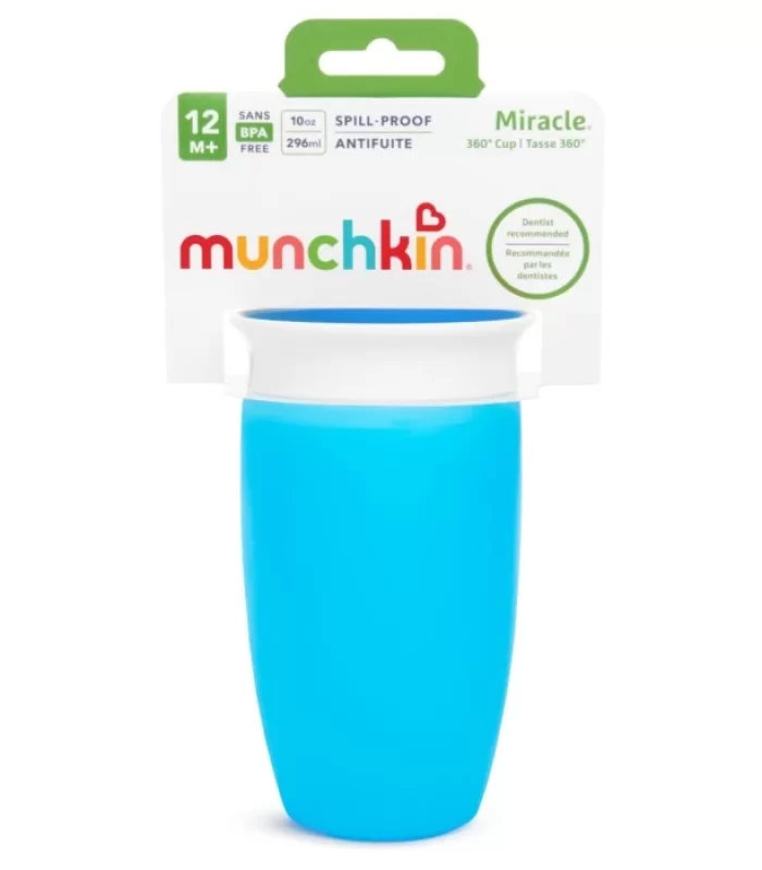 Munchkin Mucize 360° Alıştırma Bardağı 12 Ay+ 296 Ml Mavi