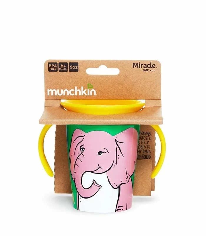 Munchkin Mucize 360° Alıştırma Bardağı 6 Ay+ 177 Ml Fil