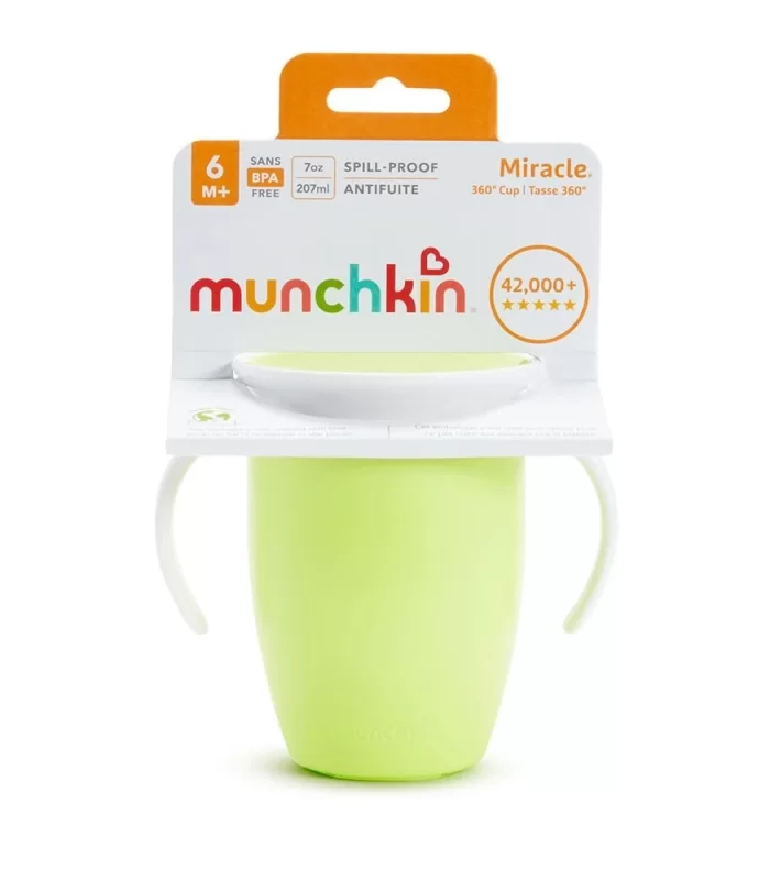 Munchkin Mucize 360° Alıştırma Bardağı 6 Ay+ 207 Ml Yeşil