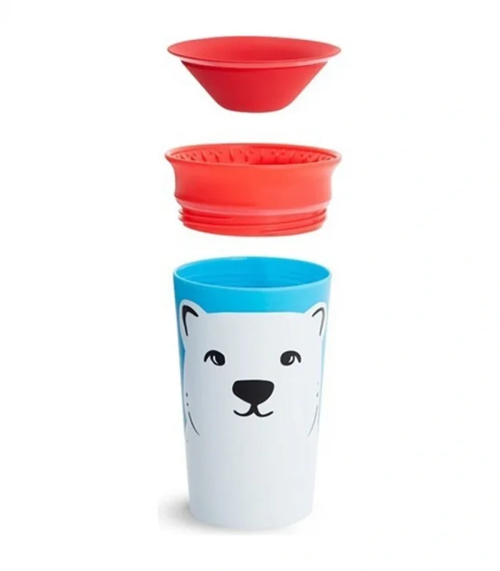 Munchkin Mucize 360° Wildlove Alıştırma Bardağı 12 Ay+ 266 Ml Kutup Ayısı