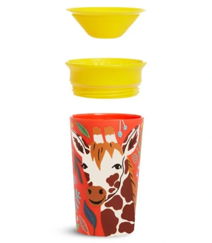 Munchkin Mucize 360° Wildlove Alıştırma Bardağı 12 Ay+ 266 Ml Zürafa