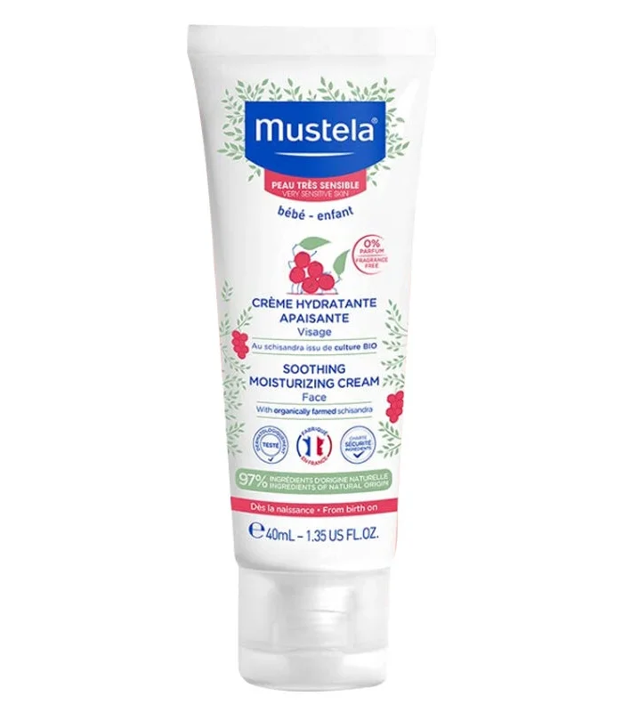 Mustela Soothing Çok Hassas Ciltler İçin Yüz Kremi 40 Ml