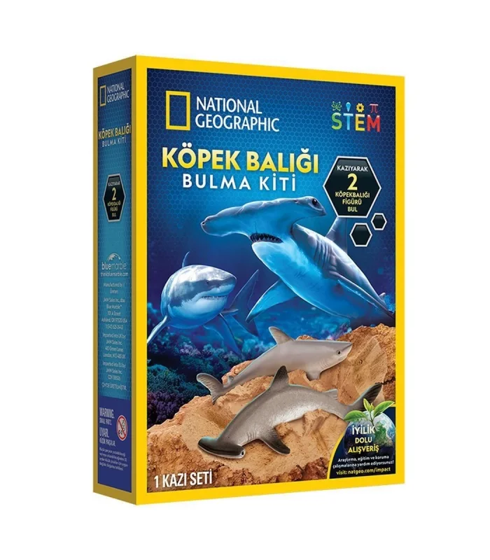 NAT07002 National Geographic Köpek Balığı Bulma Kiti - TRHAMSHDIG +6 yaş