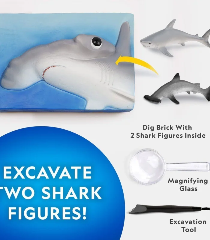 NAT07002 National Geographic Köpek Balığı Bulma Kiti - TRHAMSHDIG +6 yaş