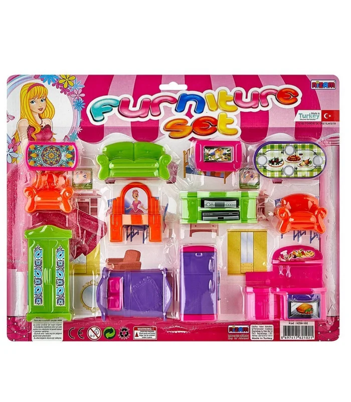NZM-102 Nizam, Mini Furniture - Büyük Eşya Seti / +3 yaş
