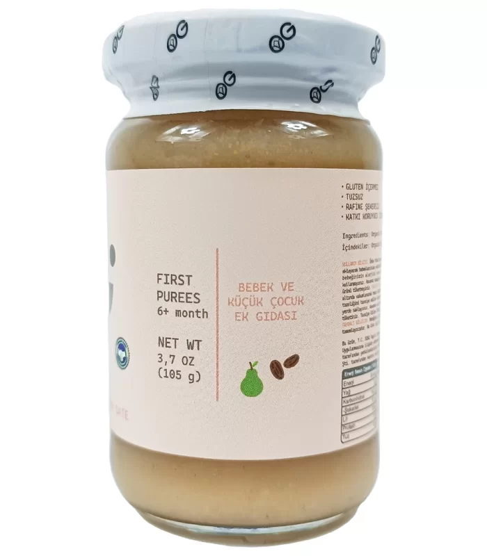 Og Natural Organik Hurmalı Armut Püresi 105 Gr