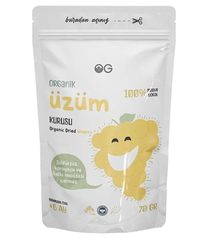 Og Natural Organik Üzüm Kurusu 70 Gr