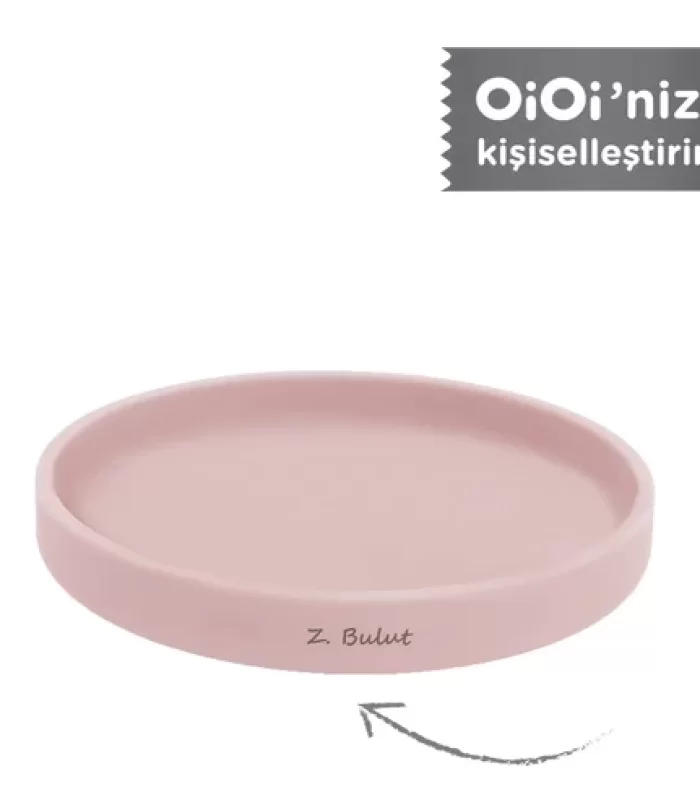 Oioi Basics Mama Tabağı Pinky Pink