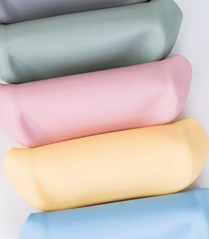 OiOi Basics Silikon Mama Önlüğü Aqua Green
