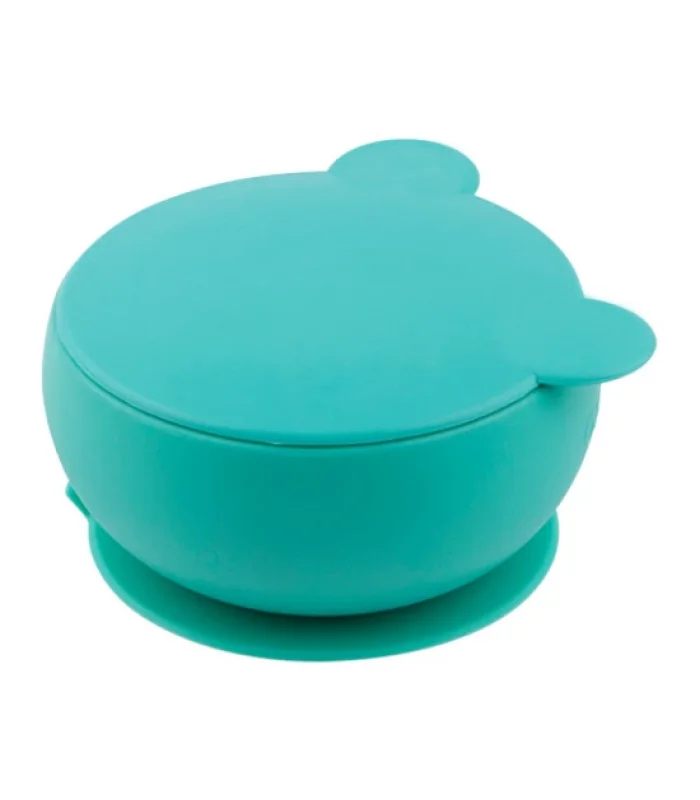 Oioi Blw I Silikon Beslenme Seti 3lü (kaseli) Aqua Green
